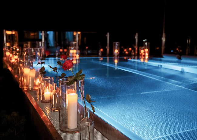 [Translate to Englisch:] Hotel Zimmer mit privatem Pool