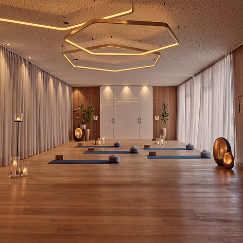 yogastudio in a wellness hotel