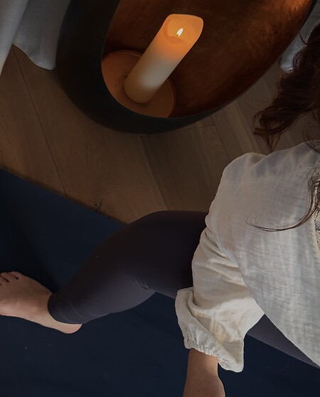 Yoga Detail Aufnahme 