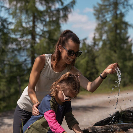 Einfache Touren zum Wandern mit Kindern im Salzburger Land Grossarltal zur Bichlalm