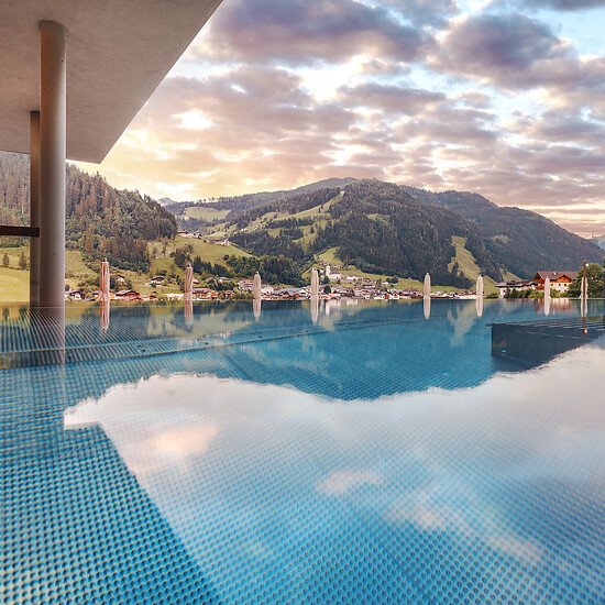 Spa- und Wellnessbereich mit getrennten Bereichen für Familien und Adults Only im Salzburger Land