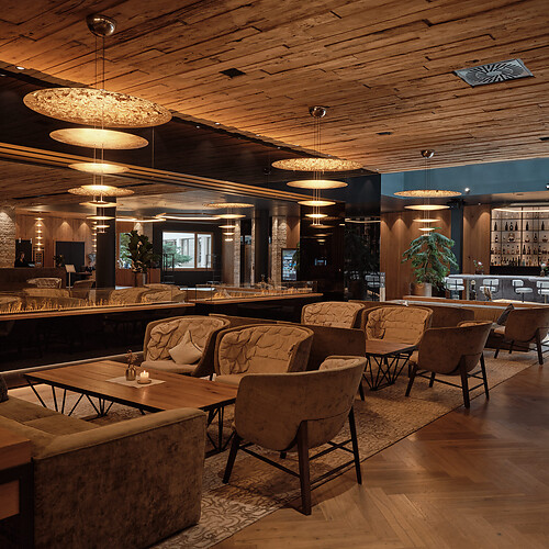 Lobby und Rezeption des Hotels DAS EDELWEISS im Salzburger Land