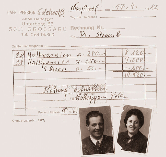 Das Edelweiss früher