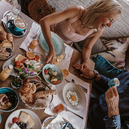 Delicious breakfast in Salzburger Land in the Großarltal valley