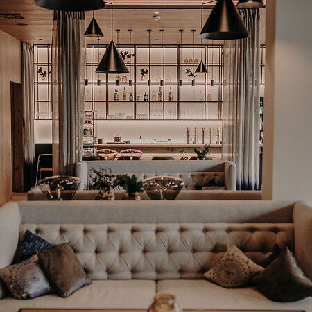 Spa Bistro Restaurant in the wellness area with elegant, modern interior