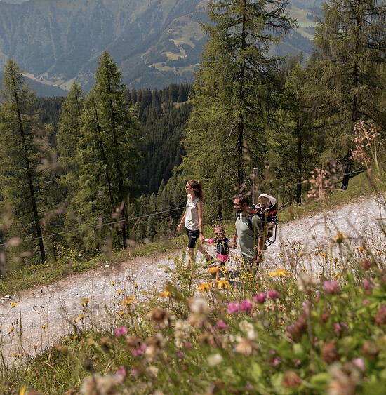 Family enjoying austria family holidays