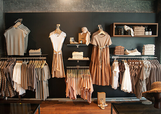 Fashion boutique in Salzburg with top brands like Moncler, Goldbergh, Tom Ford, Kinga Mathe