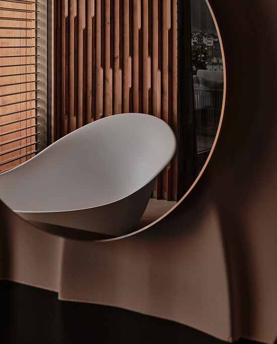 Bathtub in the Adults only Suite of the design hotel Salburg