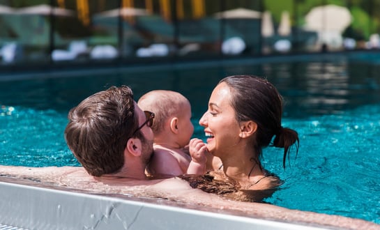 Familie im EDELWEISS Family Spa