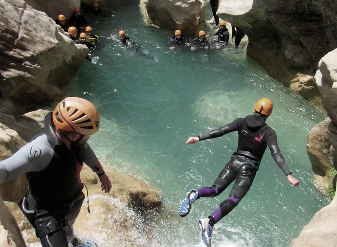 Canyoning in Grossarl in the Pongau is full of action