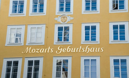 Besuch der Geburtsstätte Mozart